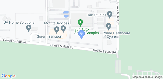 Map to Gracie Jiu-Jitsu Cypress